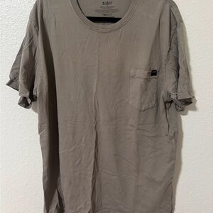 5.11 Tactical Men's Tan Short Sleeve Tee